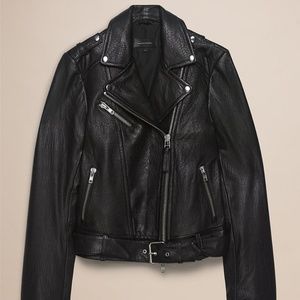 MACKAGE RUMER ARITZIA BLACK LEATHER MOTO JACKET S